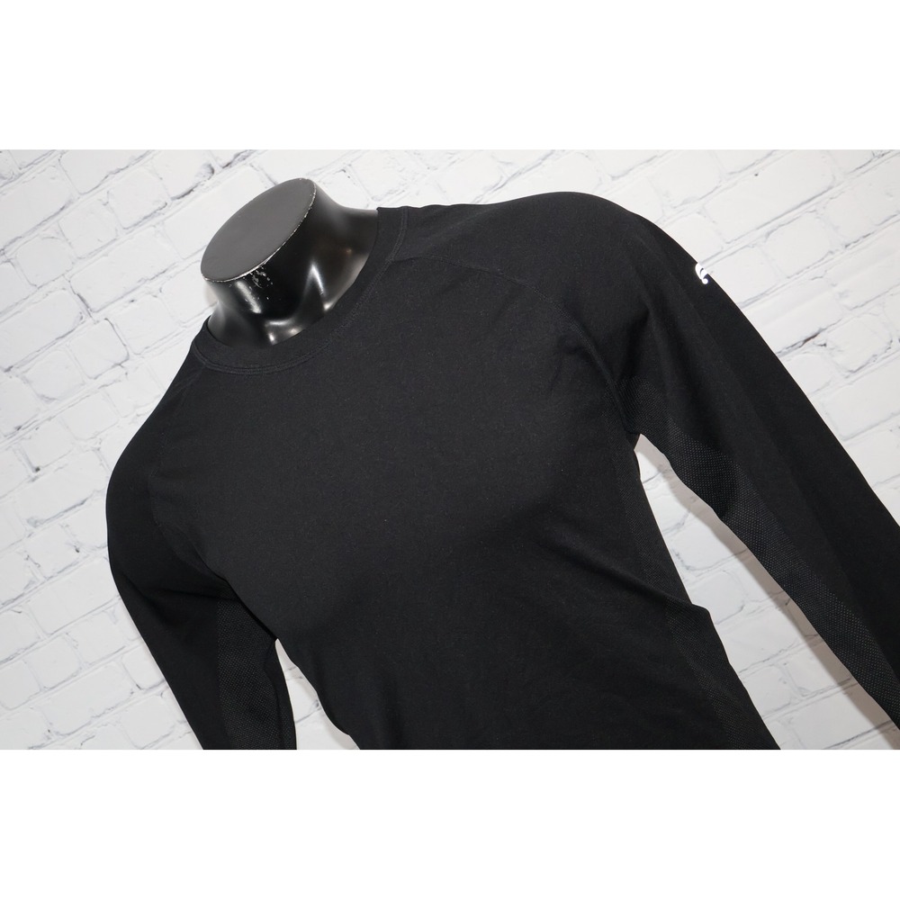 Fabletics Long Sleeve Shirt Mens XL Black Athletic Mesh Performance Gym Workout